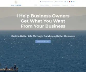 Catylator.com(Coach and Professional EOS Implementer helping you build a better business) Screenshot
