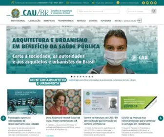 Caubr.org.br(Página Principal) Screenshot
