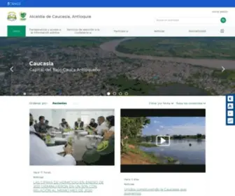 Caucasia-Antioquia.gov.co(Alcaldía) Screenshot