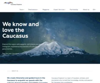 Caucasus-Explorer.com(Caucasus Explorer) Screenshot