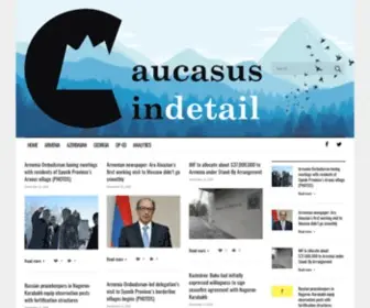 Caucasusindetail.com(Caucasus in detail) Screenshot