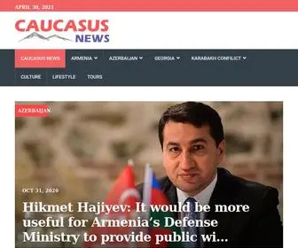 Caucasusnews.org(Caucasus news) Screenshot