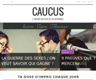 Caucus.fr(L'impro en plus de 20 secondes) Screenshot