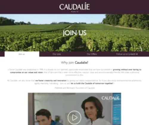 Caudalie.career(Job offers) Screenshot