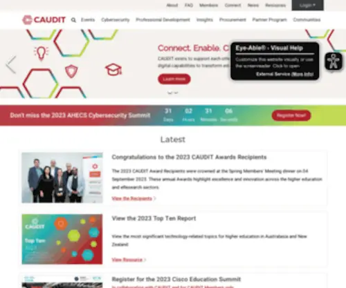 Caudit.edu.au(Caudit) Screenshot