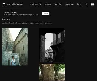 Caughtmyeye.dev(To see rather than look) Screenshot