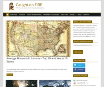 Caughtonfire.com(Caught on FIRE) Screenshot