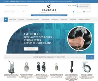 Caujolle.fr(Roues et Roulettes) Screenshot