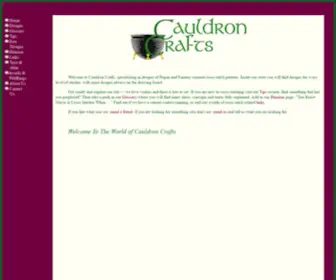 Cauldroncrafts.com(Cauldron Crafts) Screenshot