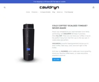 Cauldryn.com(Cauldryn Battery Heated Mug) Screenshot