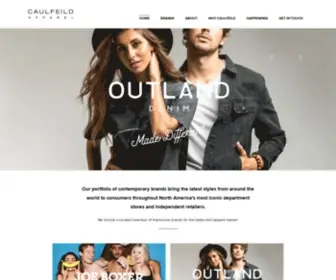 Caulfeild.com(Caulfeild Apparel) Screenshot