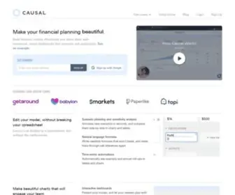 Causal.app(The Business Planning Platform) Screenshot