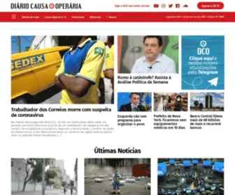 Causaoperaria.org.br(Página Principal) Screenshot