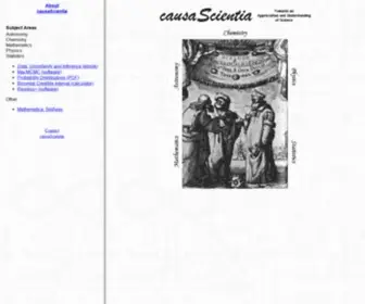 Causascientia.org(Science and Mathematics) Screenshot