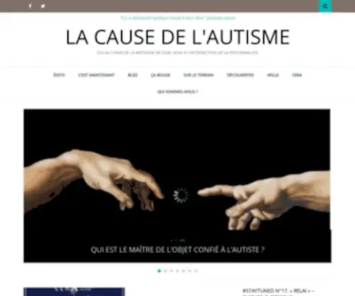 Cause-Autisme.fr(La cause de l'autisme) Screenshot