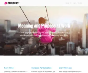 Causecast.com(Causecast) Screenshot
