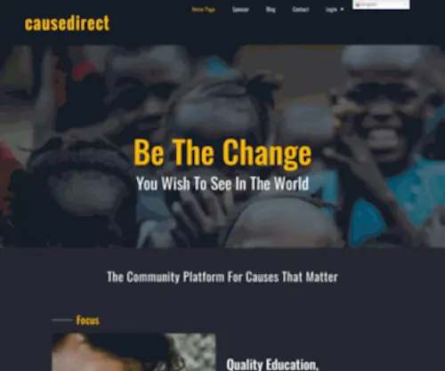 Causedirect.org(Causedirect) Screenshot