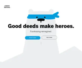 Causeheroes.com(Cause Heroes) Screenshot