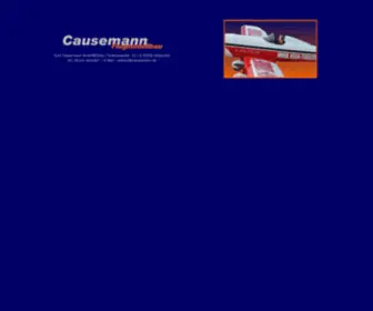 Causemann.de(Causemann Flugmodellbau) Screenshot