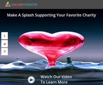 Causenetwork.com(CauseNetwork, A Marketplace for Giving) Screenshot