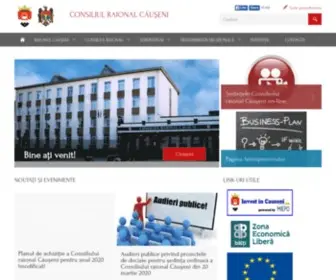 Causeni.md(Consiliul Raional Căușeni) Screenshot