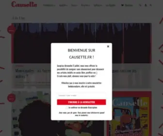 Causette.fr(Accueil) Screenshot