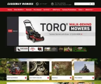 Causewaymower.com(Home Causeway Mowers Indian Harbour Beach) Screenshot