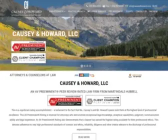 Causeyhoward.com(Divorce Lawyer in Edwards & Eagle County Colorado) Screenshot
