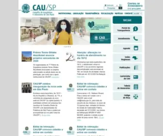 Causp.gov.br(CAU/SP) Screenshot
