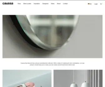 Caussa.de(Furniture and design accessories made in Germany) Screenshot