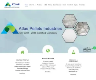 CausticPellets.com(Manufacturer and Exporter of Caustic & Potash Pellets) Screenshot