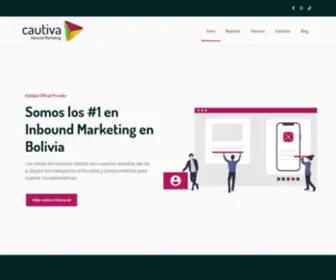 Cautiva.digital(Bolivia #1 Inbound Marketing Agency) Screenshot