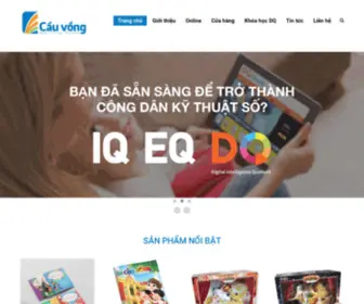 Cauvong.vn(Công ty CP Truyền thông và Giáo dục Cầu Vồng) Screenshot