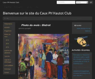 Cauxphautotclub.fr(Bienvenue sur le site du Caux Ph'Hautot Club) Screenshot