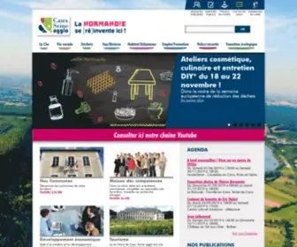 Cauxseine.fr(Communauté de Communes Caux vallée de Seine) Screenshot