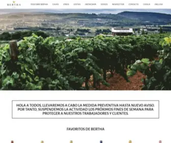 Cavabertha.com(Comprar cava) Screenshot