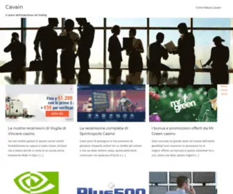 Cavain.it(Il valore dell'esperienza nel trading) Screenshot