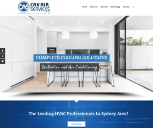 Cavairservices.com.au(Complete cooling solutions) Screenshot