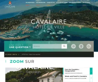 Cavalaire.fr(Ville de Cavalaire) Screenshot