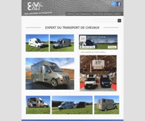 Cavalcar.fr(Cavalcar, contructeur de camions chevaux) Screenshot