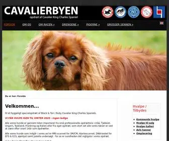 Cavalierbyen.dk(Forside) Screenshot