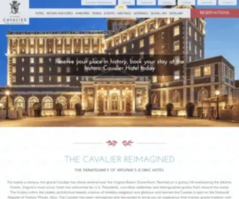 Cavalierhotel.com(Embrace glamour and modern elegance at the reimagined and newly) Screenshot