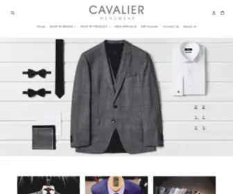 Cavaliermenswear.com.au(Suits, casual wear & shoes for men) Screenshot