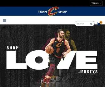 Cavaliersteamshop.com(Cleveland Cavaliers Team Shop) Screenshot