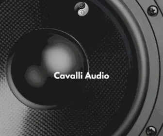 Cavalliaudio.com(Cavalli Audio) Screenshot