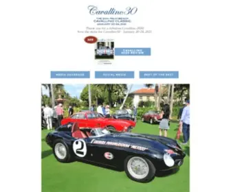 Cavallinoclassic.com(Palm Beach Cavallino Classic) Screenshot