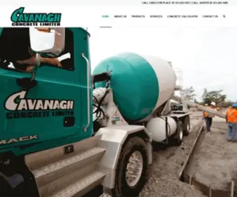 Cavanaghconcrete.ca(Cavanagh Concrete Ltd) Screenshot