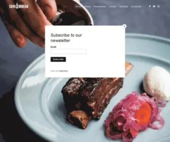 Cavarestaurant.ie(Cava Bodega) Screenshot