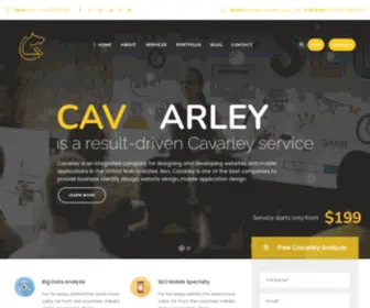 Cavarley.com(Cavarley & Marketing HTML Template) Screenshot