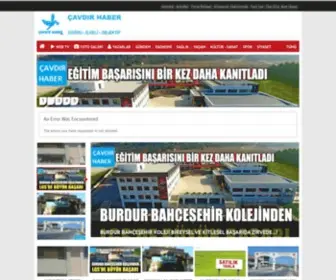 Cavdirhaber.net(ÇAVDIR) Screenshot